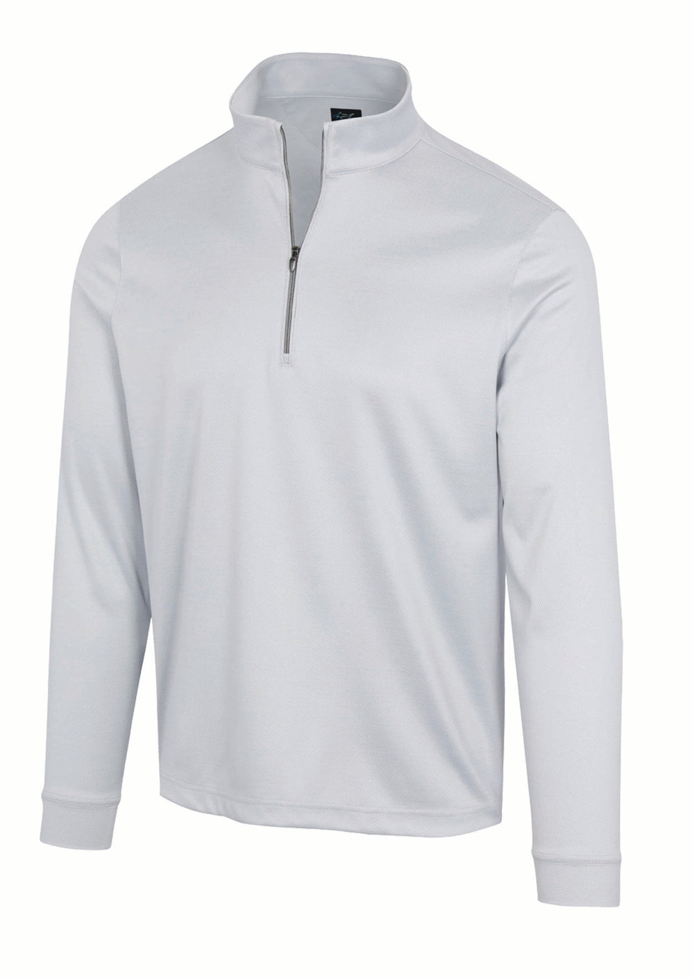 Clubhouse 1/4 Zip Shark Grey Golf Pullover – Athletic Fit, Moisture-Wicking Comfort
