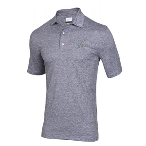 Men's Maroon Grindle Melange Golf Polo T shirt