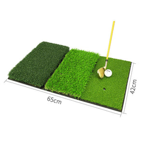 Foldable 3 in 1 Anti-slip Driving Range Practice Golf Hitting Mat