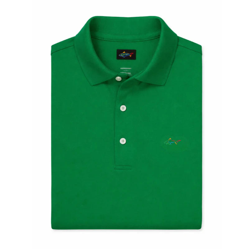 Classic Pique Shark Polo - Evergreen