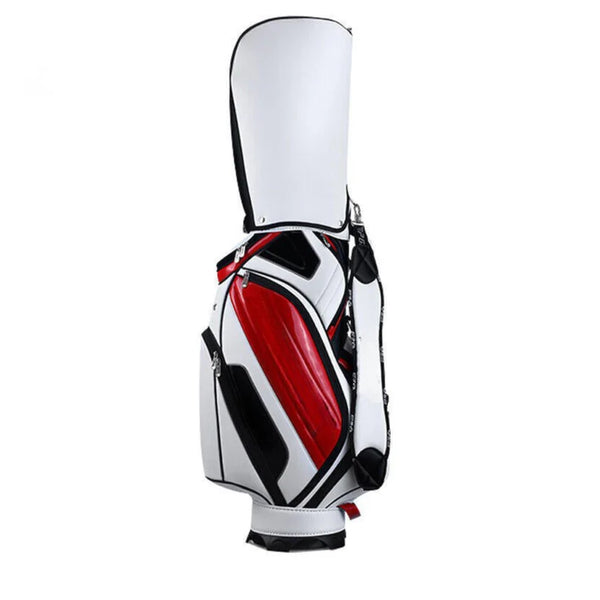Shark Tour Golf Cart Bag - 5 Dividers - White