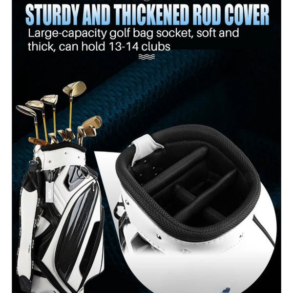 Shark Tour Golf Cart Bag - 5 Dividers - Black