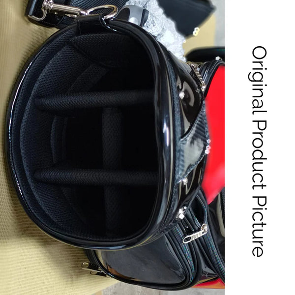 Premium 5-Divider Golf Cart Bag – Organized Performance on the Course - White