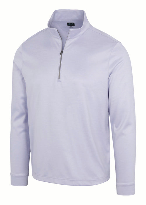 Clubhouse 1/4 Zip Frost Heather Golf Pullover – Athletic Fit, Moisture-Wicking Comfort