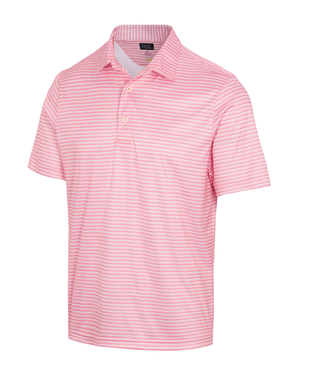 Men's 422 Heather Golf Polo T shirt - Herbal Coral