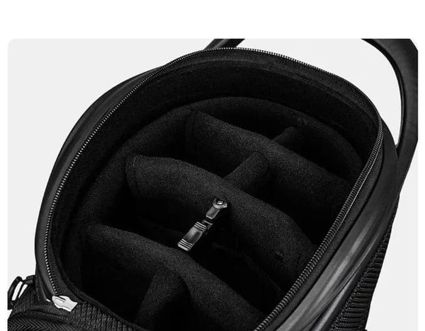 Top Hardcase and 2 Wheel Golf Bag for Travel - Grey