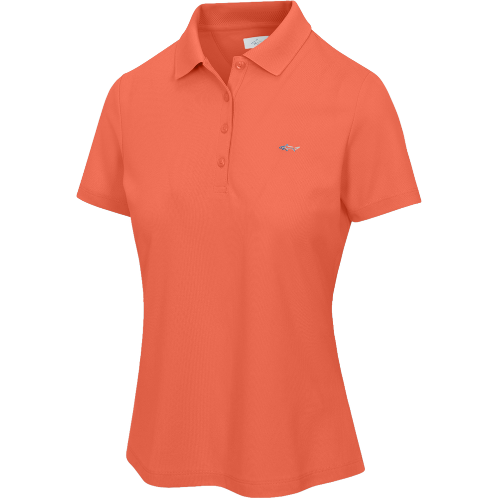 Women's Classic Pique Polo - Spark Orange