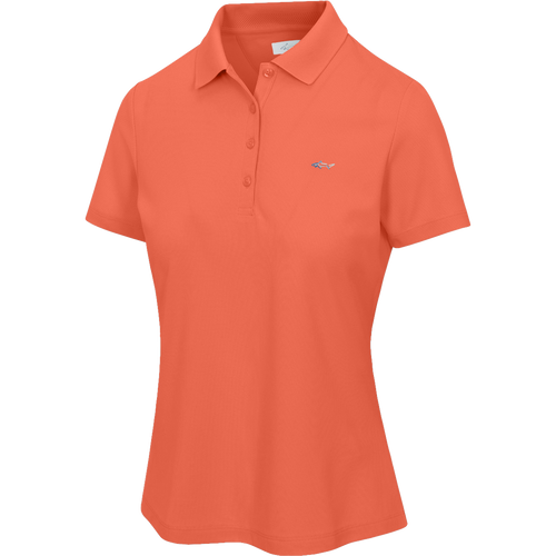 Women's Classic Pique Polo - Spark Orange