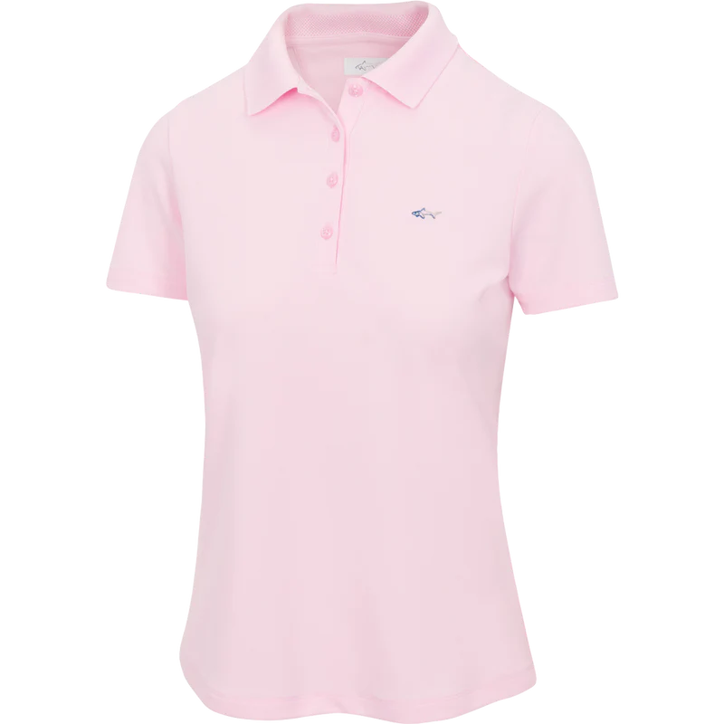 Women's Classic Pique Polo - Pink Cure