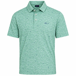 Men's ML75 Mini Shark Golf Polo - Ice Mint