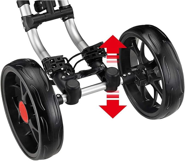 Greg Norman  ONE Pro One-Click Folding 4-Wheel Golf Push Trolley