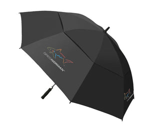 Automatic Grip Double Canopy Golf Umbrella - Black