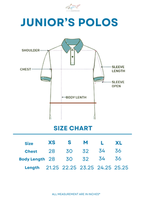 Junior's GNKP015 Stretchable Golf Polo - Sapphire