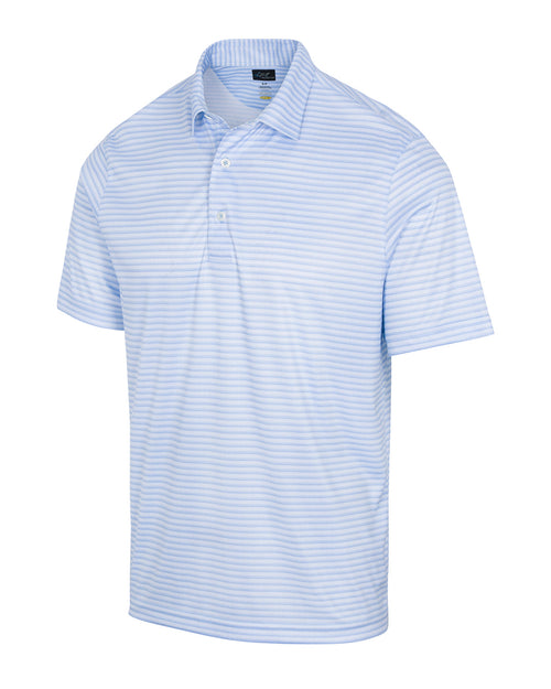 Men's 422 Heather Golf Polo T shirt - Blue Htr