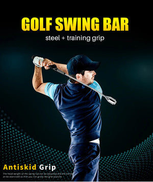 Golf Swing Trainer – Adjustable Weighted Swing Bar