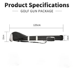 Nylon Golf Gun Bag – Lightweight, Durable, and Travel-Ready - Red