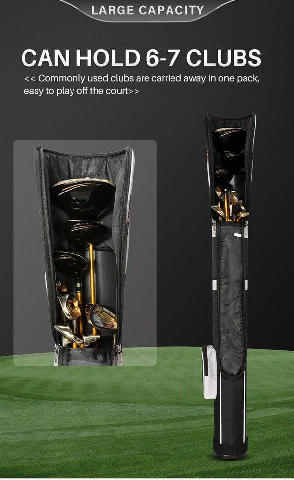 Nylon Golf Gun Bag – Lightweight, Durable, and Travel-Ready - Red