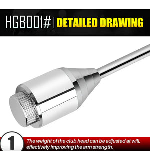 Golf Swing Trainer – Adjustable Weighted Swing Bar