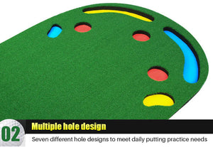 Greg Norman Indoor And Outdoor Floor Nylon Artificial Grass Putting Mat