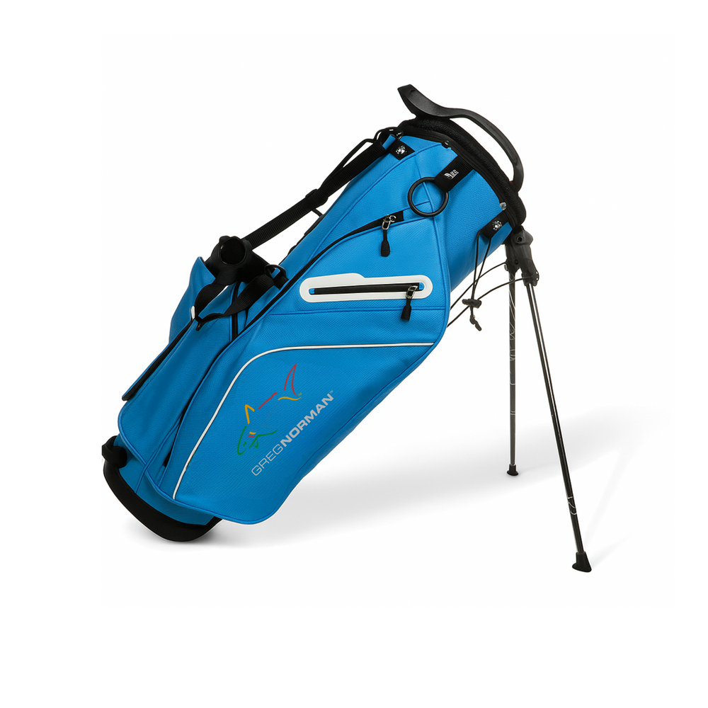 Greg Norman 14 Way Divider Golf Stand Bag - Lt Blue