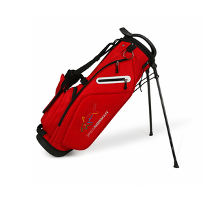 Greg Norman 14 Way Divider Golf Stand Bag - Brick Red