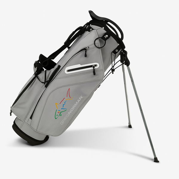 Greg Norman 14 Way Divider Golf Stand Bag - Lt Grey