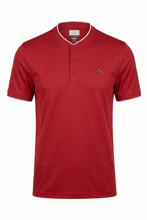 Baseball Collar Micro Pique Shark Polo