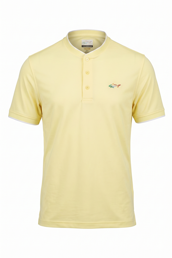 Baseball Collar Micro Pique Shark Polo