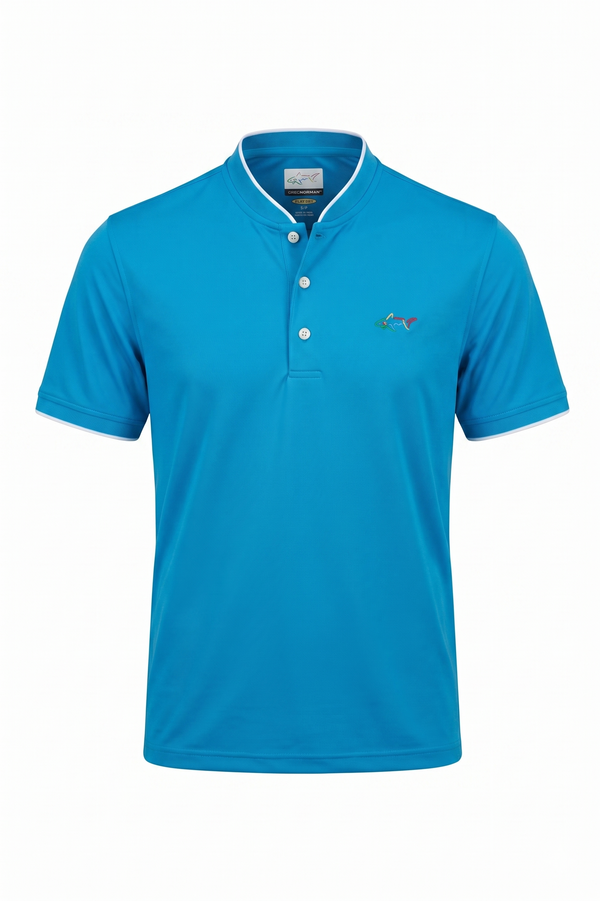 Baseball Collar Micro Pique Shark Polo