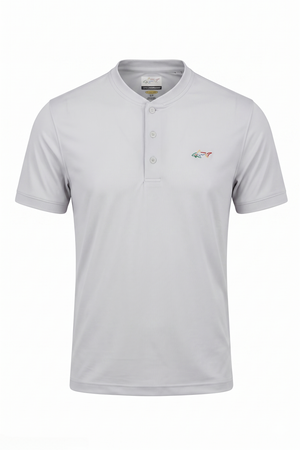 Baseball Collar Micro Pique Shark Polo