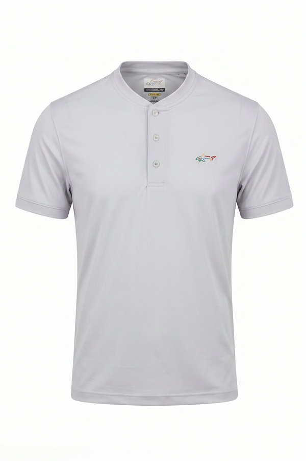 Baseball Collar Micro Pique Shark Polo
