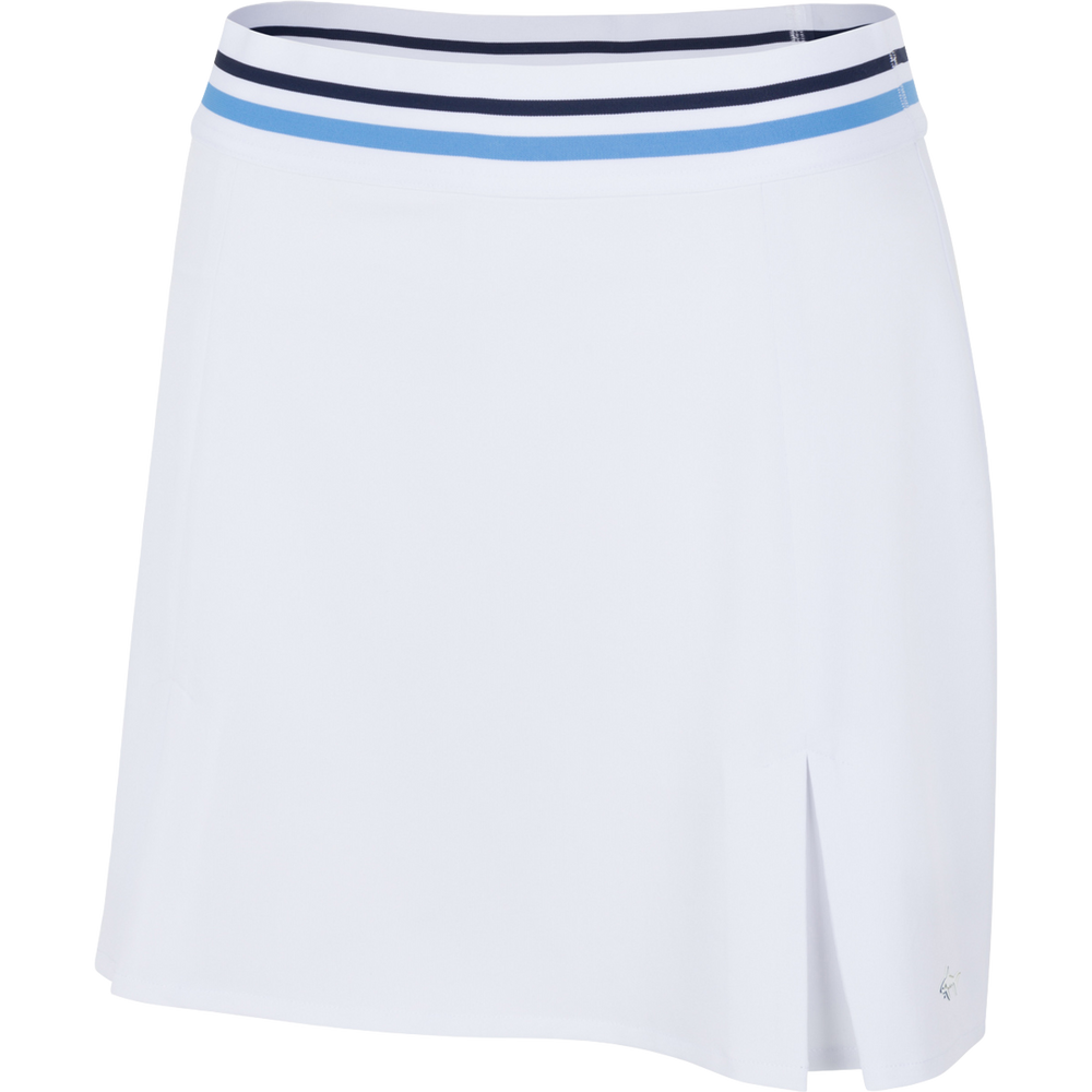 Women's 17" Downswing Pull-On Golf Skort - White
