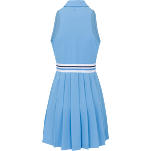 Women's Birdie Pleated Golf Dress - Blue Sail
