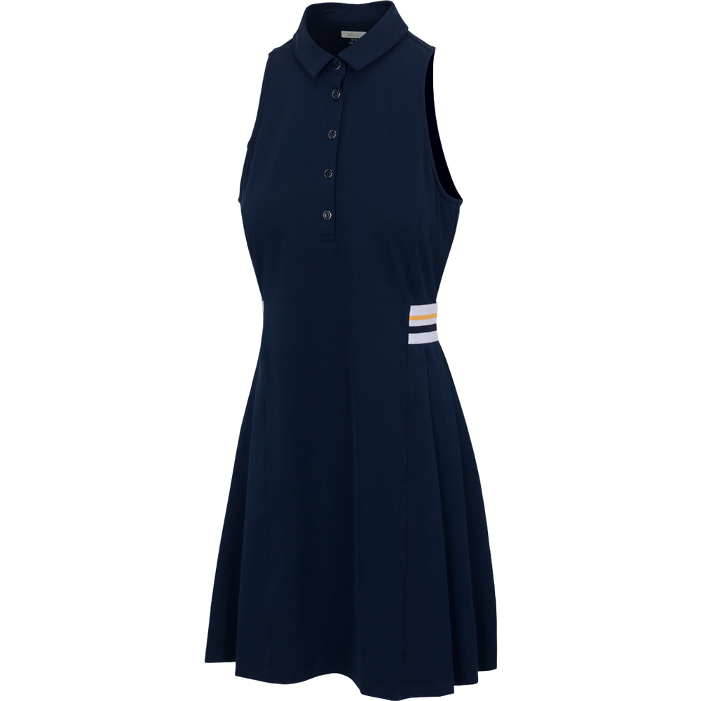 Women's Birdie Pleated Golf Dress - Navy
