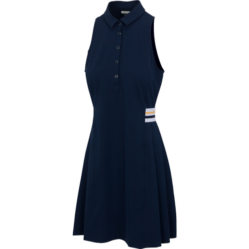 Women's Birdie Pleated Golf Dress - Navy