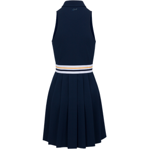 Women's Birdie Pleated Golf Dress - Navy