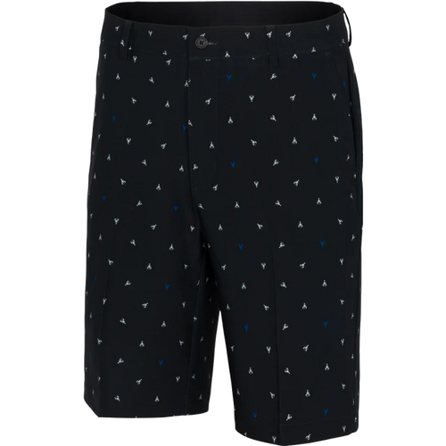 Lobster Print 9.5 Stretch Short - Black