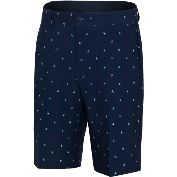 Lobster Print 9.5 Stretch Short - Navy
