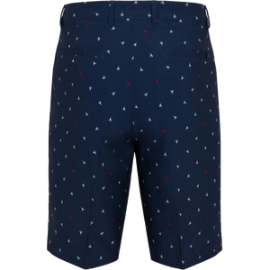 Lobster Print 9.5 Stretch Short - Navy