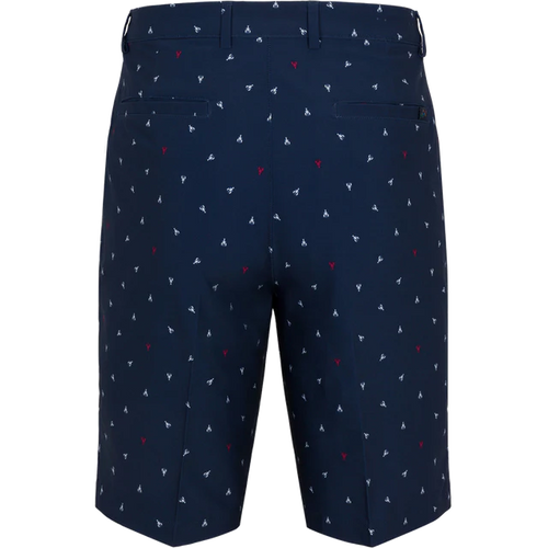 Lobster Print 9.5 Stretch Short - Navy