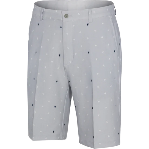 Lobster Print 9.5 Stretch Short - Shark Grey