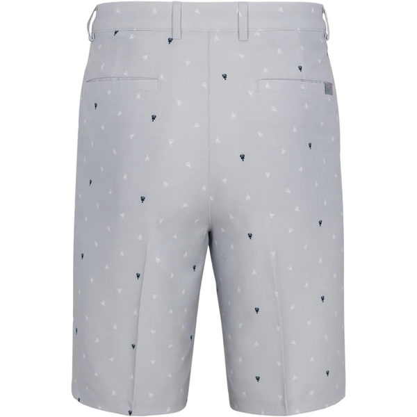 Lobster Print 9.5 Stretch Short - Shark Grey