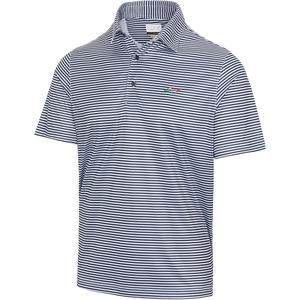 ML75 Classic Bar Stripe Shark Polo T Shirt - Navy