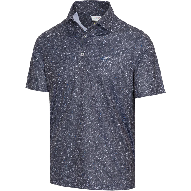 ML 75 Mini Sharks Print Polo T Shirt - Black