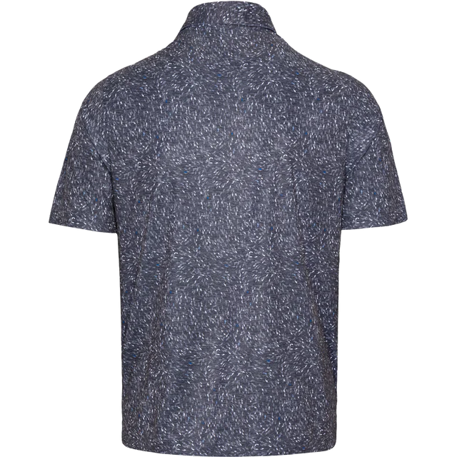 ML 75 Mini Sharks Print Polo T Shirt - Black
