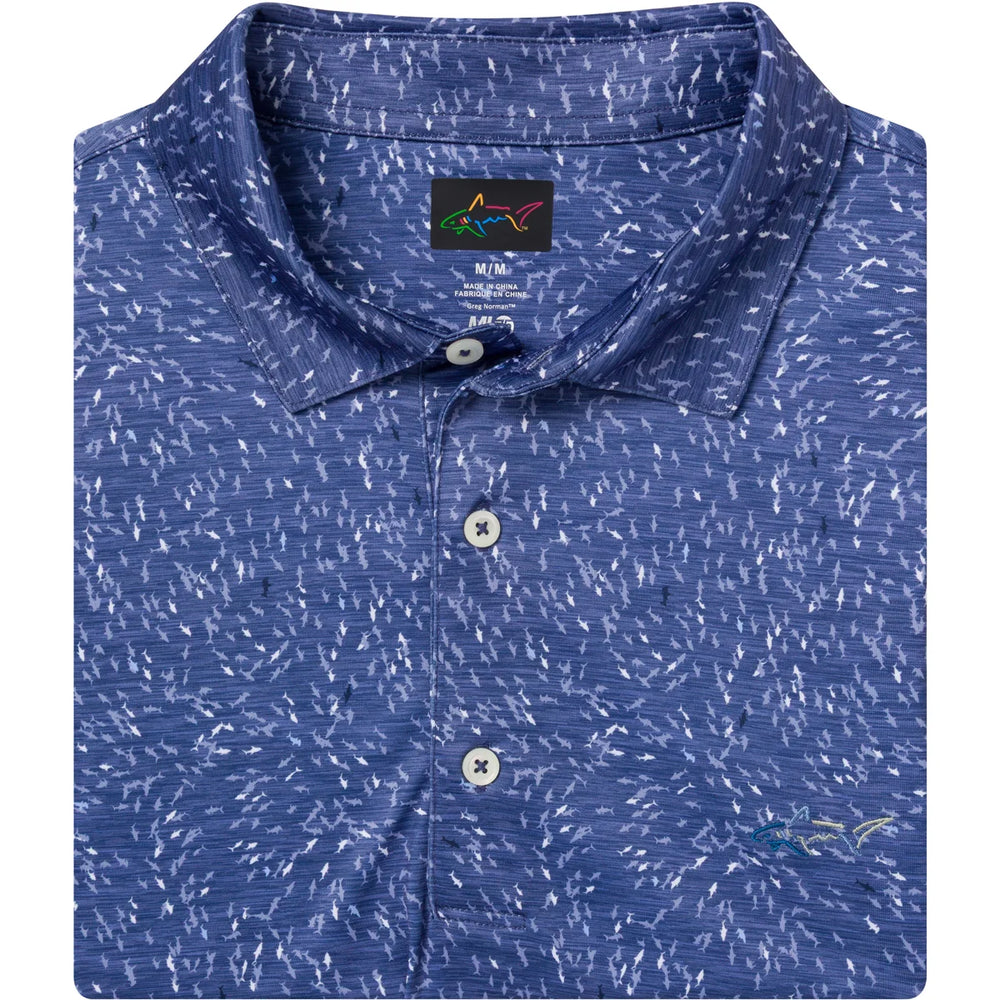 Men's ML75 Mini Shark Golf Polo - Medallion Blue