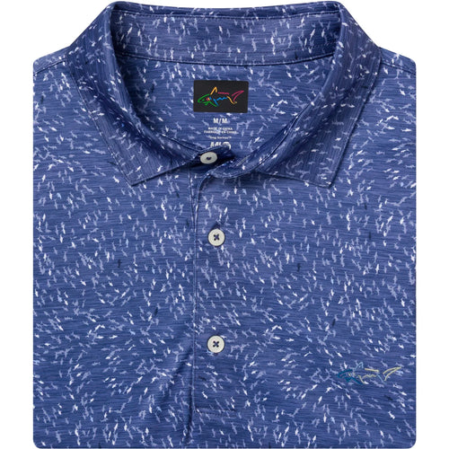 Men's ML75 Mini Shark Golf Polo - Medallion Blue