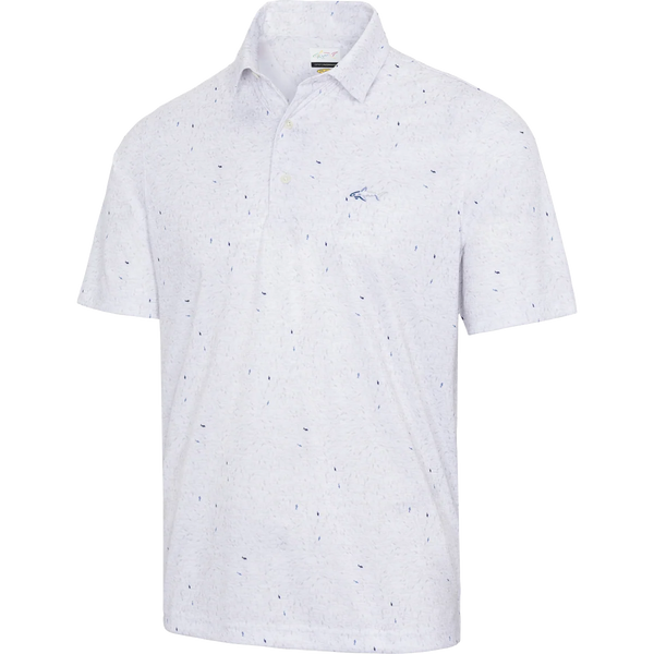 Men's ML75 Mini Shark Golf Polo - White