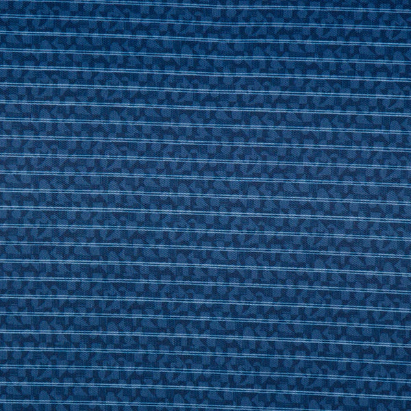 ML75 Navy Recycled Microlux Fin Stripe Polo - Navy