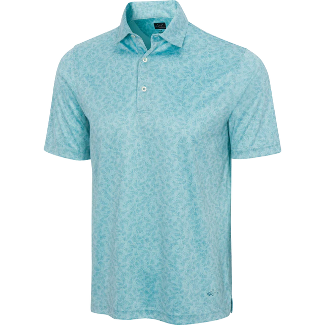 Men's425 Classic Golf Mesh Polo - Aqua Wave